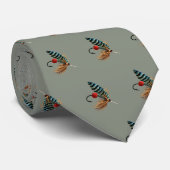 Geviste vlooienvisserij stropdas (Opgerold)