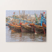 Geviste vloot legpuzzel (Horizontaal)