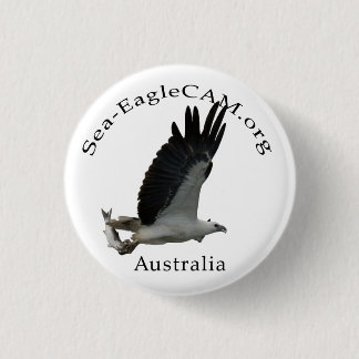 Geviste volwassen Zee-Eagle Button