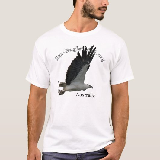 Geviste volwassen Zee-Eagle T-Shirt (Voorkant)