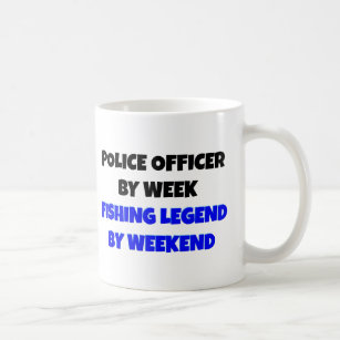 Geviste wettige politieagent koffiemok