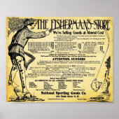 Geviste winkel en tapewisselaar afdrukken Poster (Voorkant)