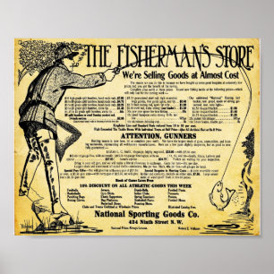 Geviste winkel en tapewisselaar afdrukken Poster