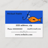 Geviste winkel visitekaartje (Achterkant)