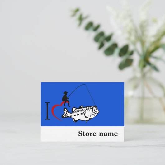 Geviste winkel visitekaartje (Staand voorkant)