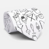 Geviste zoetwatervisser stropdas (Opgerold)