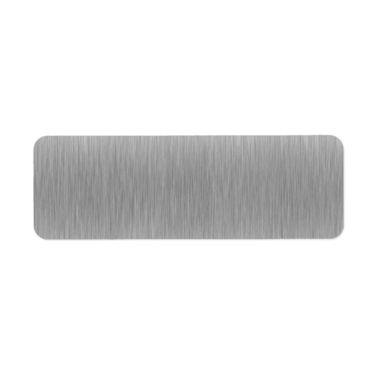 Gevlekt aluminium roestvrij staal etiket (Voorkant)