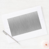 Gevlekt aluminium roestvrij staal rechthoekige sticker (Envelop)