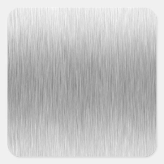 Gevlekt aluminium roestvrij staal vierkante sticker (Voorkant)