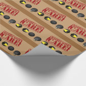 Gevlekt dier binnen cadeaupapier (Hoek)