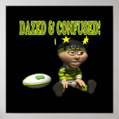 Gevlekt en verward poster (Voorkant)