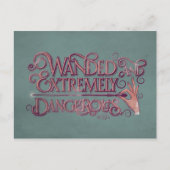 Gevlekt en zeer gevaarlijk grafisch apparaat - Roz Briefkaart (Voorkant)