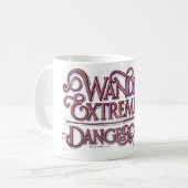 Gevlekt en zeer gevaarlijk grafisch apparaat - Roz Koffiemok (Voorkant links)