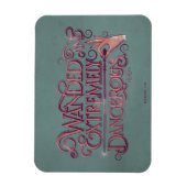 Gevlekt en zeer gevaarlijk grafisch apparaat - Roz Magneet (Verticaal)