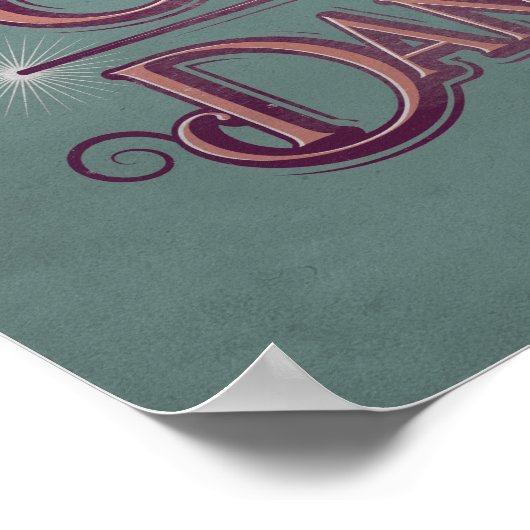 Gevlekt en zeer gevaarlijk grafisch apparaat - Roz Poster (Hoek)