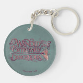 Gevlekt en zeer gevaarlijk grafisch apparaat - Roz Sleutelhanger (Achterkant)