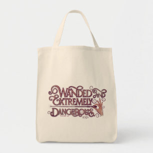 Gevlekt en zeer gevaarlijk grafisch apparaat - Roz Tote Bag