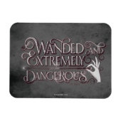 Gevlekt en zeer gevaarlijk grafisch apparaat - wit magneet (Horizontaal)