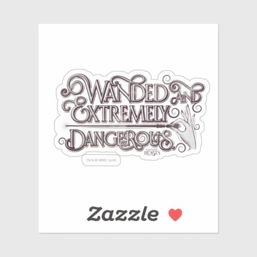 Gevlekt en zeer gevaarlijk grafisch apparaat - wit sticker (Vel)