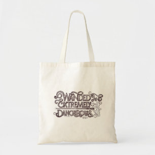 Gevlekt en zeer gevaarlijk grafisch apparaat - wit tote bag