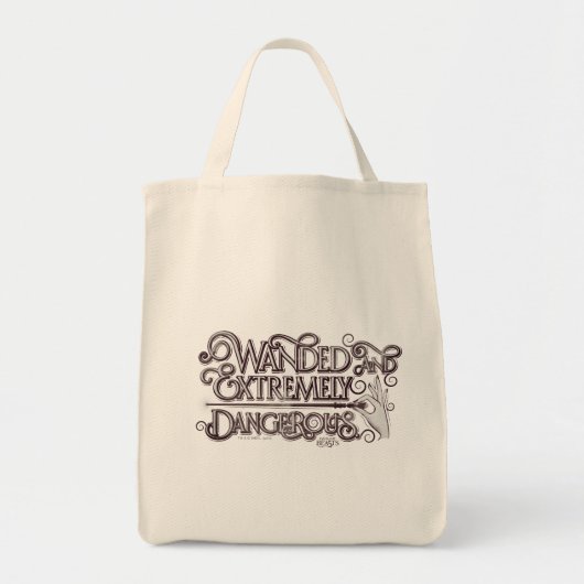 Gevlekt en zeer gevaarlijk grafisch apparaat - wit tote bag (Voorkant)