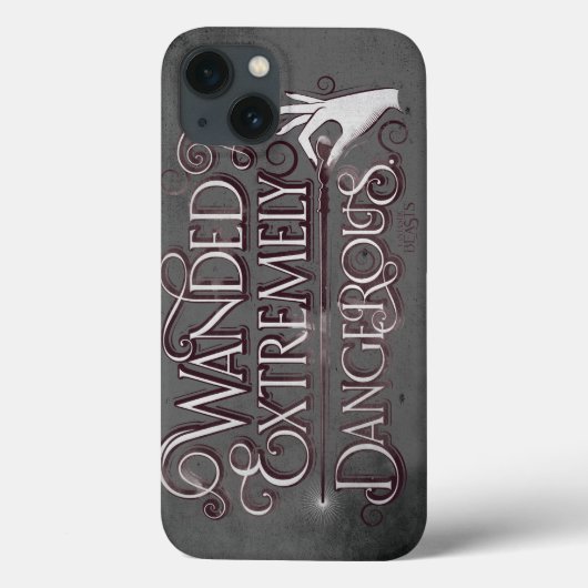 Gevlekt en zeer gevaarlijk grafisch - wit Case-Mate iPhone case (Achterkant)