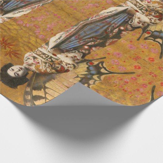  gevlekt geisha-verpakkingspapier cadeaupapier (Hoek)