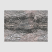 Gevlekt grijs en zwart marmer tissuepapier (Voorkant)