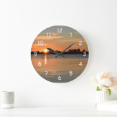 Gevlekt in de Sunset Clock Grote Klok (Huis)