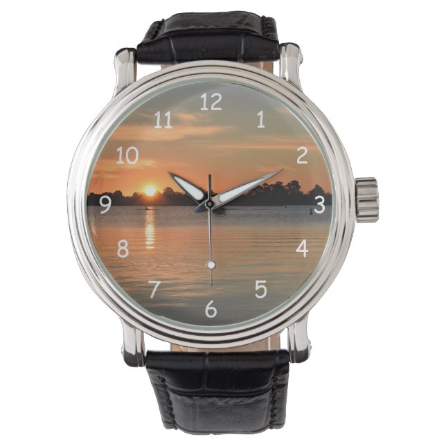Gevlekt in de Sunset Watch Horloge (Voorkant)