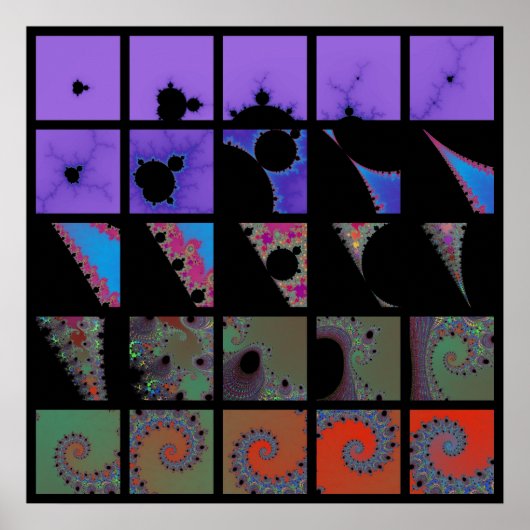 Gevlekt in een spiraal poster (Voorkant)