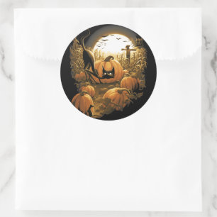 Gevlekt in een splek-pleister ronde sticker