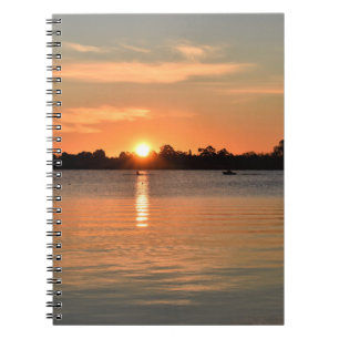 Gevlekt in het Sunset Spiral Notitieboek
