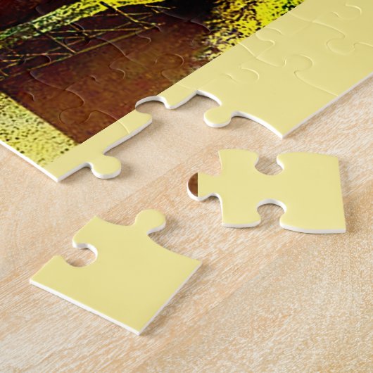 Gevlekt kasteel legpuzzel (Zijkant)