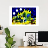 Gevlekt kasteel poster (Thuiskantoor)