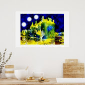 Gevlekt kasteel poster (Keuken)