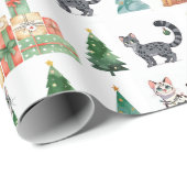 Gevlekt kattenvakantie inpakpapier (Bengalen, Maus (Rol Hoek)