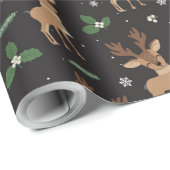 gevlekt kerstrendierpatroon cadeaupapier (Rol Hoek)