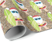 gevlekt kerstsurfer met kerstmantel cadeaupapier (Rol Hoek)