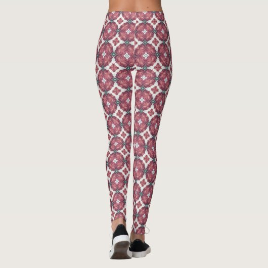 gevlekt leggings (Achterkant)