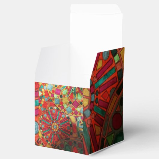 Gevlekt Ornament Bedankdoosjes (Geopend)