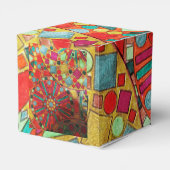 Gevlekt Ornament Bedankdoosjes (Achterkant)