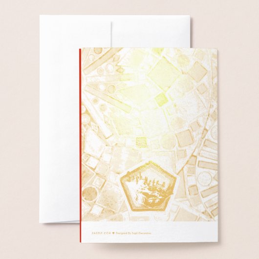 Gevlekt Ornament Folie Kaarten (Met envelop)