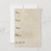 Gevlekt papier Oude foto Verjaardag Kaart (Achterkant)