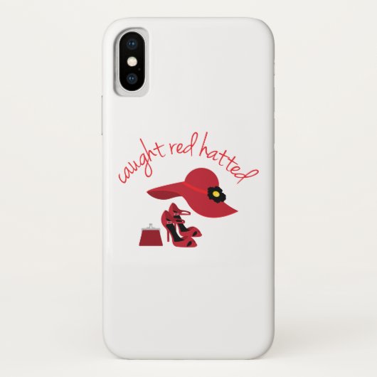 Gevlekt rood gehakt Case-Mate iPhone case (Achterkant)