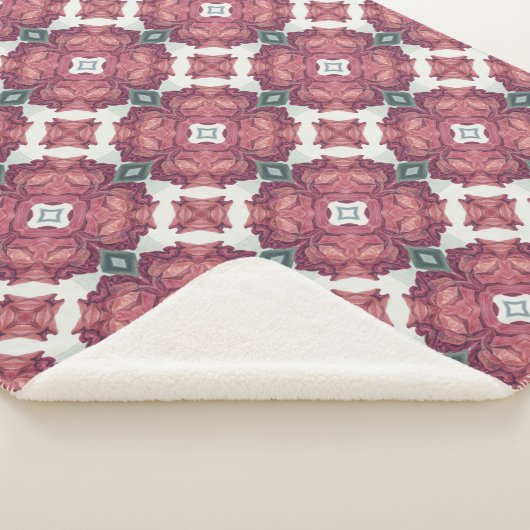 gevlekt sherpa deken (3/4)