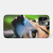 Gevlekt stalking hyena kijken naar zijn prooi, Case-Mate iPhone case (Achterkant (horizontaal))