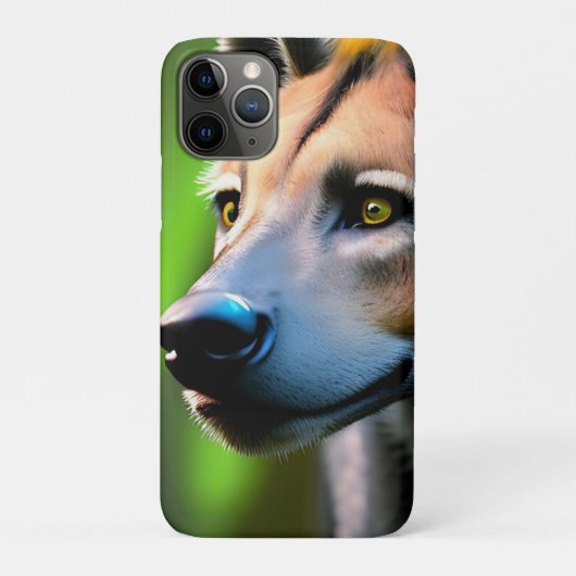 Gevlekt stalking hyena kijken naar zijn prooi, Case-Mate iPhone case (Achterkant)