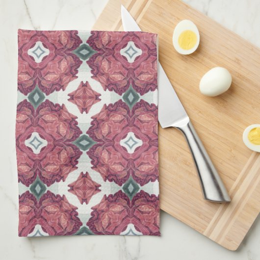 gevlekt theedoek (Quarter Fold)