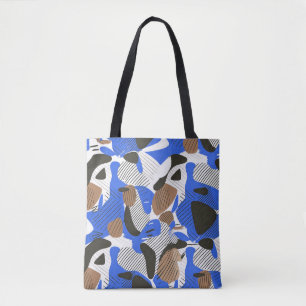 gevlekt tote bag